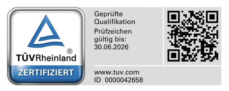 Sachverständigenbüro Angela Geck TÜV Abzeichen